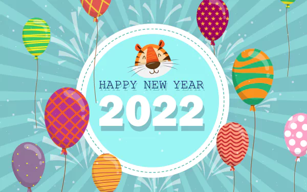 Happy New Year Year of the Tiger holiday Chinese New Year HD Desktop Wallpaper | Background Image
