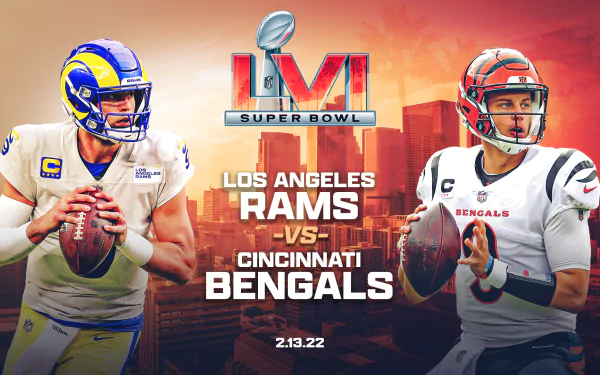  Super Bowl 2022 Bengals vs. Rams