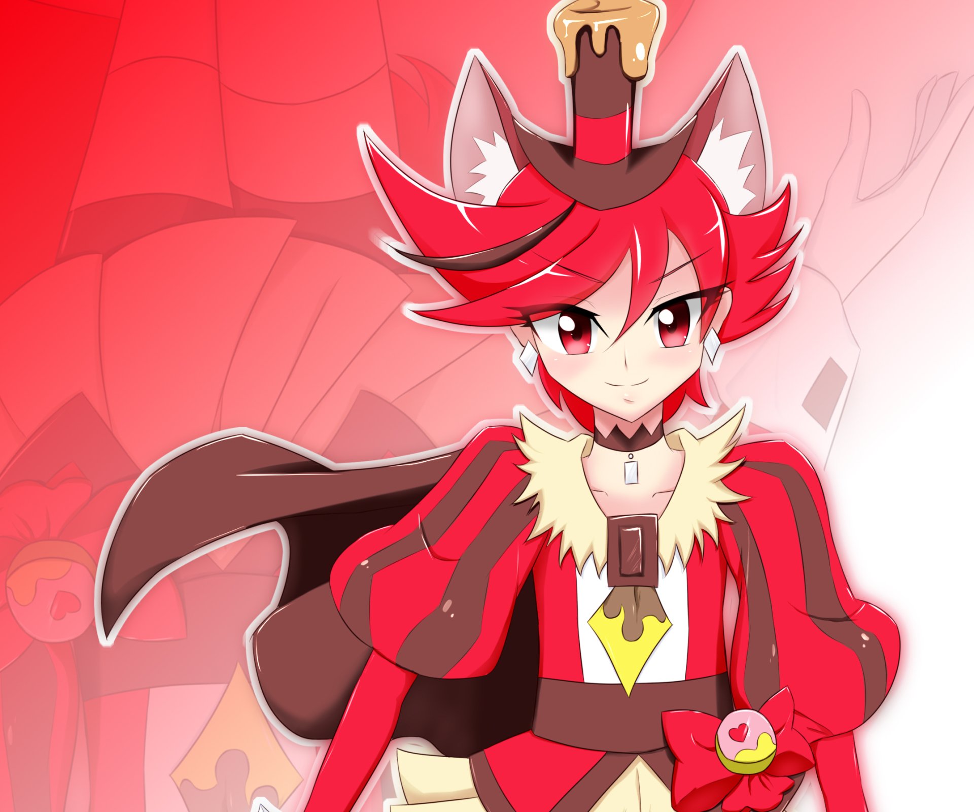 Download Kenjou Akira Cure Chocolat Anime KiraKira☆Pretty Cure A La Mode HD Wallpaper