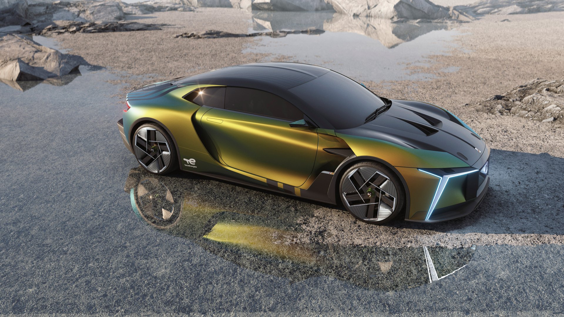 Download Concept Car Vehicle DS E-Tense Performance Concept 4k Ultra HD Wallpaper