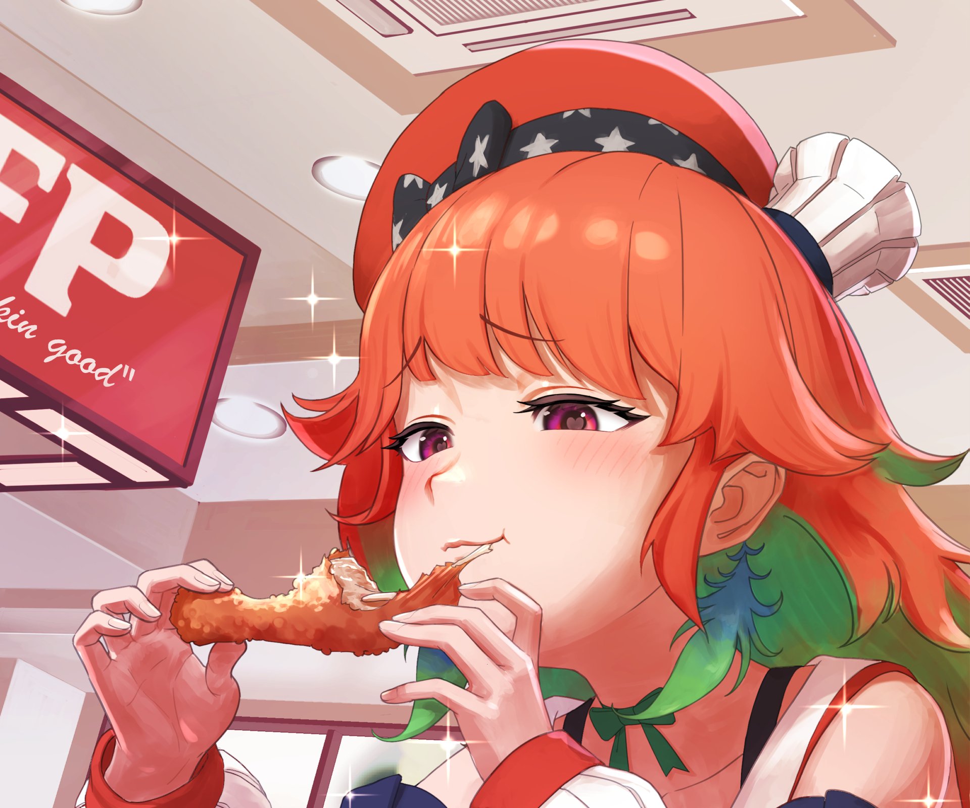 Download Hololive Takanashi Kiara Anime Virtual Youtuber HD Wallpaper