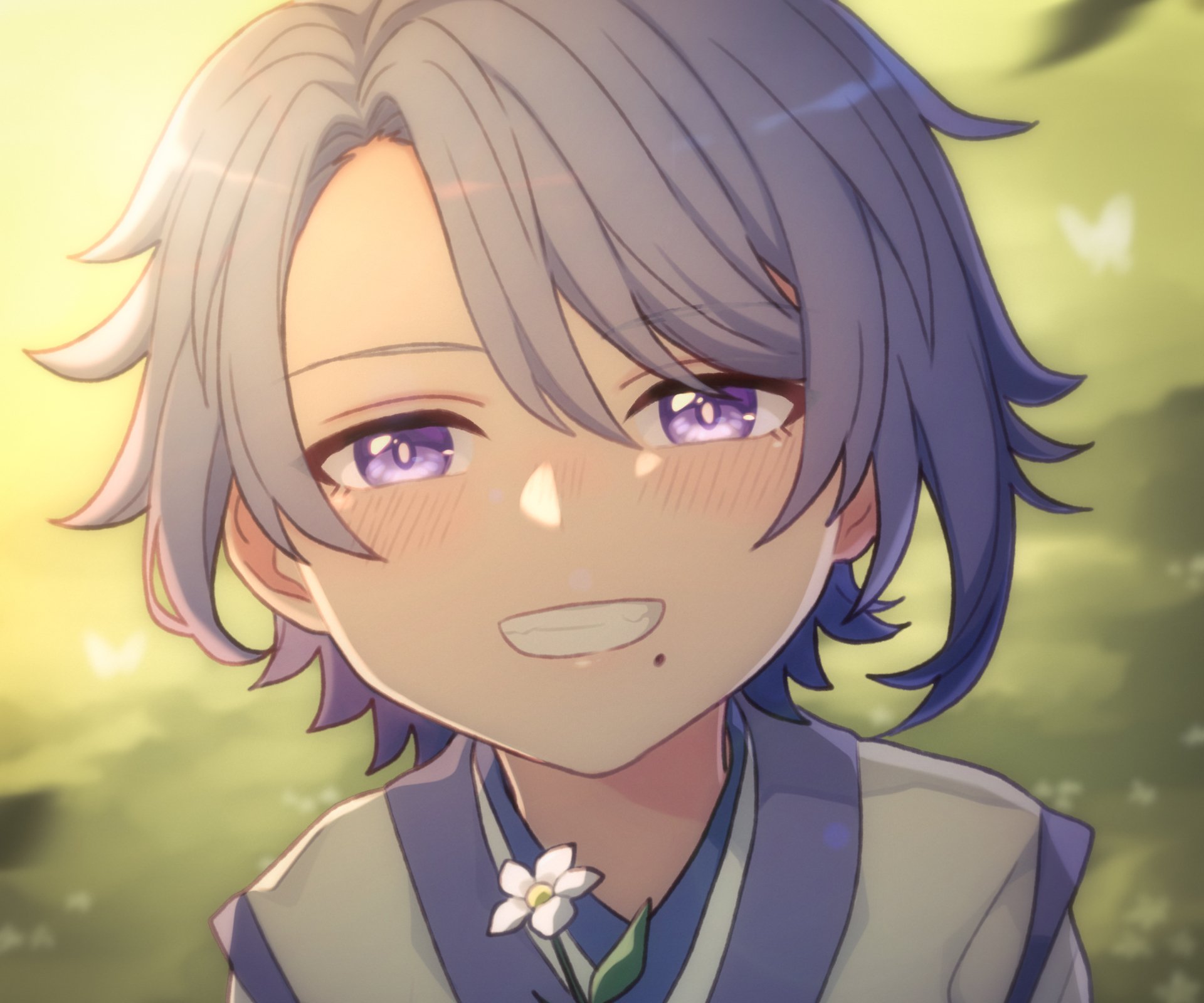 Download Kamisato Ayato Video Game Genshin Impact 4k Ultra HD Wallpaper