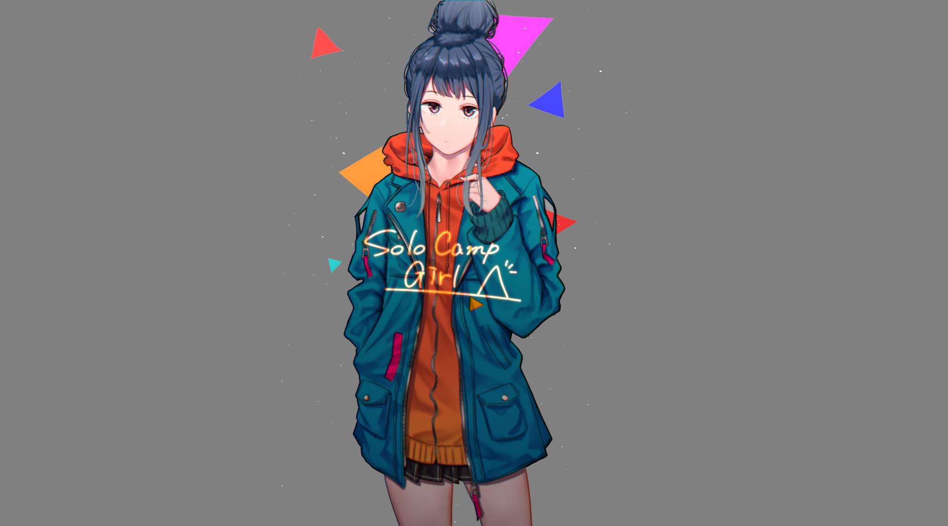 Download Rin Shima Anime Laid-Back Camp 4k Ultra HD Wallpaper by サイトー