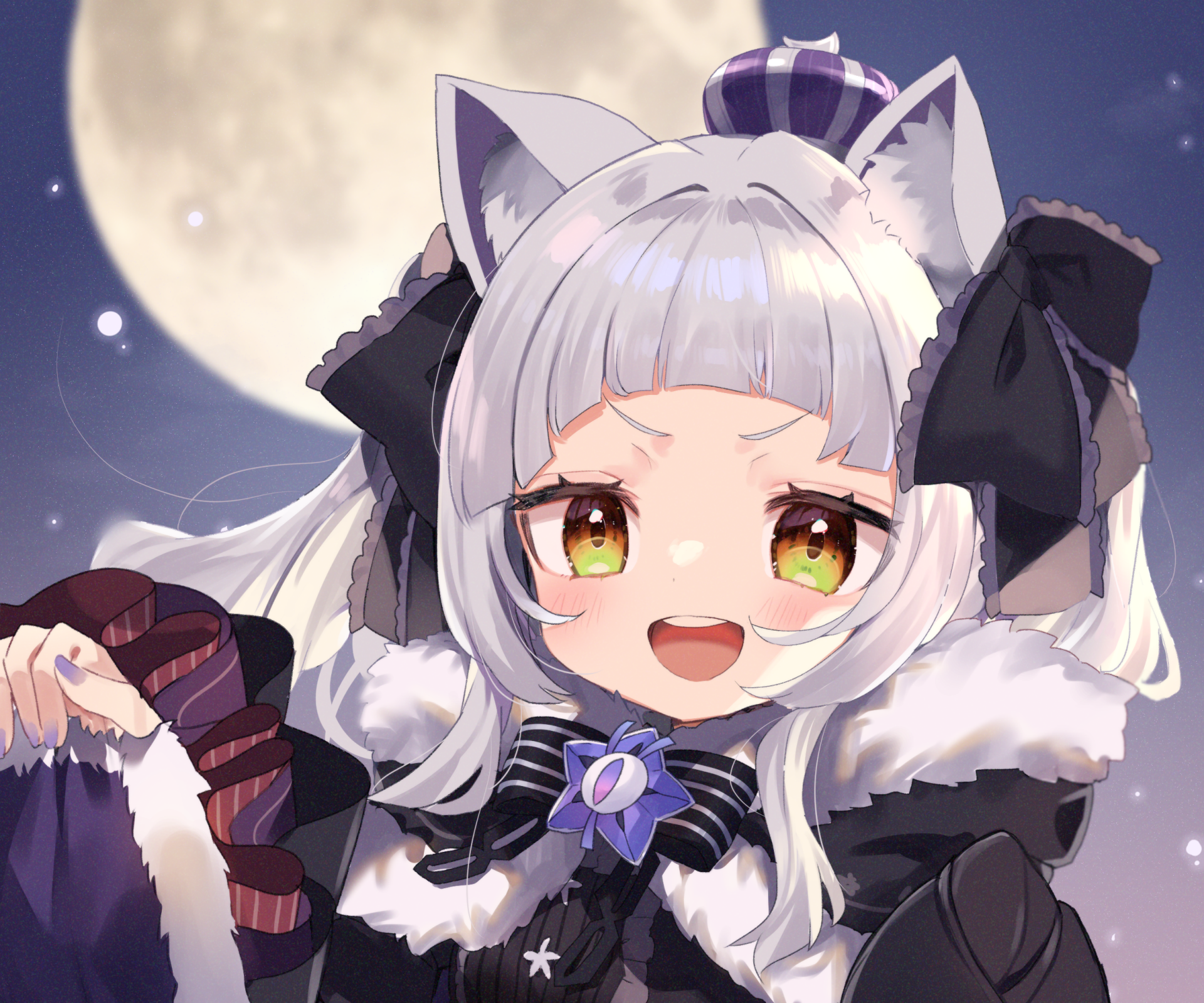 Download Hololive Murasaki Shion Anime Virtual Youtuber HD Wallpaper