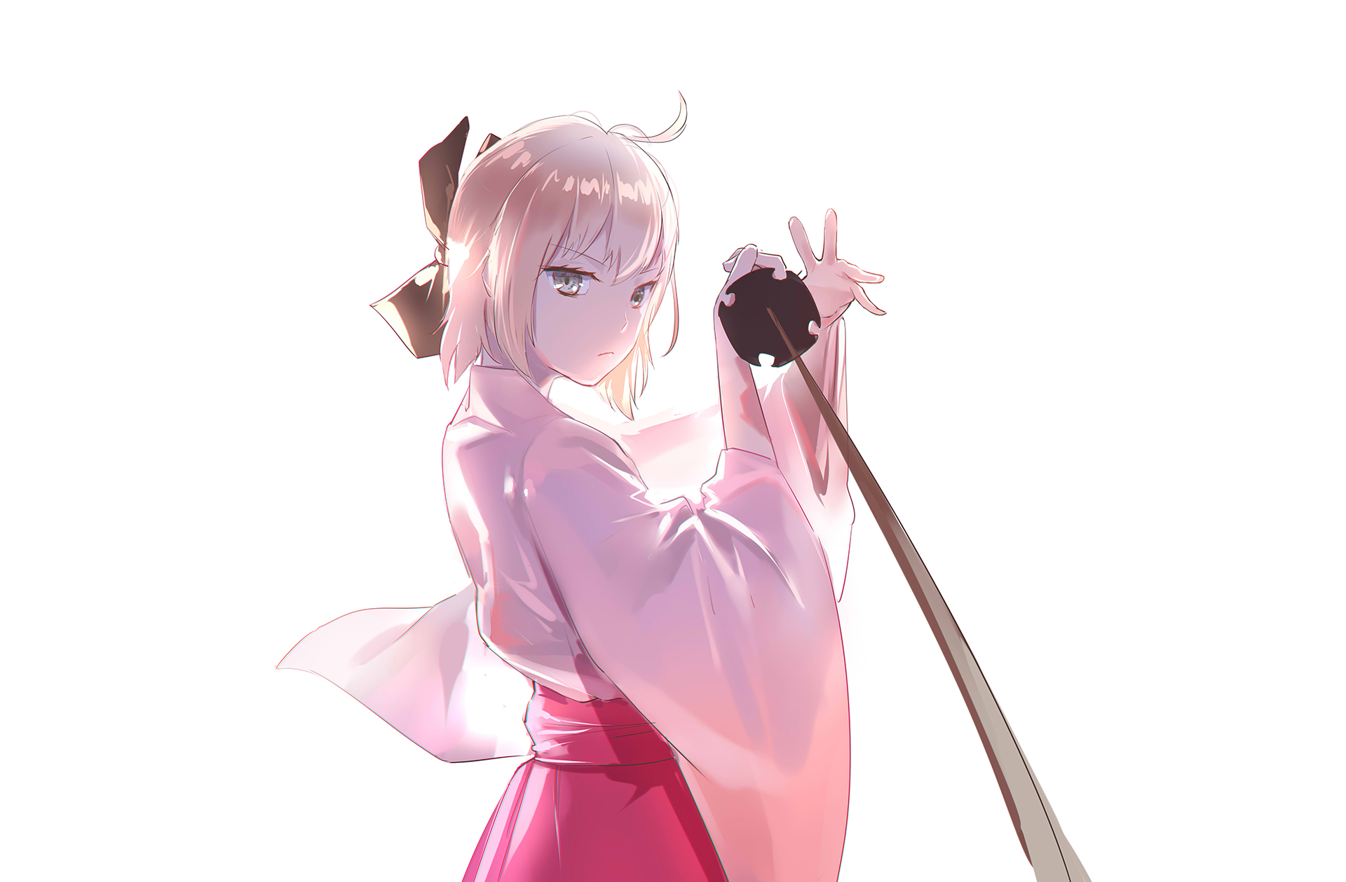 Download Souji Okita Anime Fate/Grand Order HD Wallpaper by ウムウム