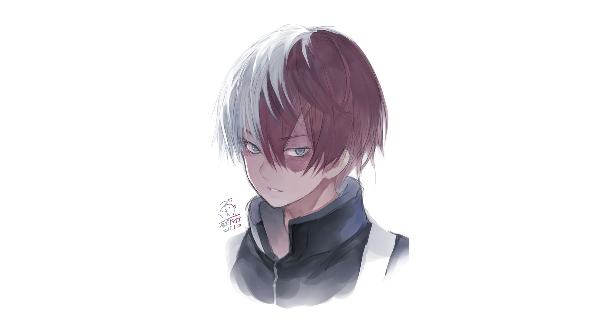 Download Shoto Todoroki Anime My Hero Academia HD Wallpaper by かぷりちお