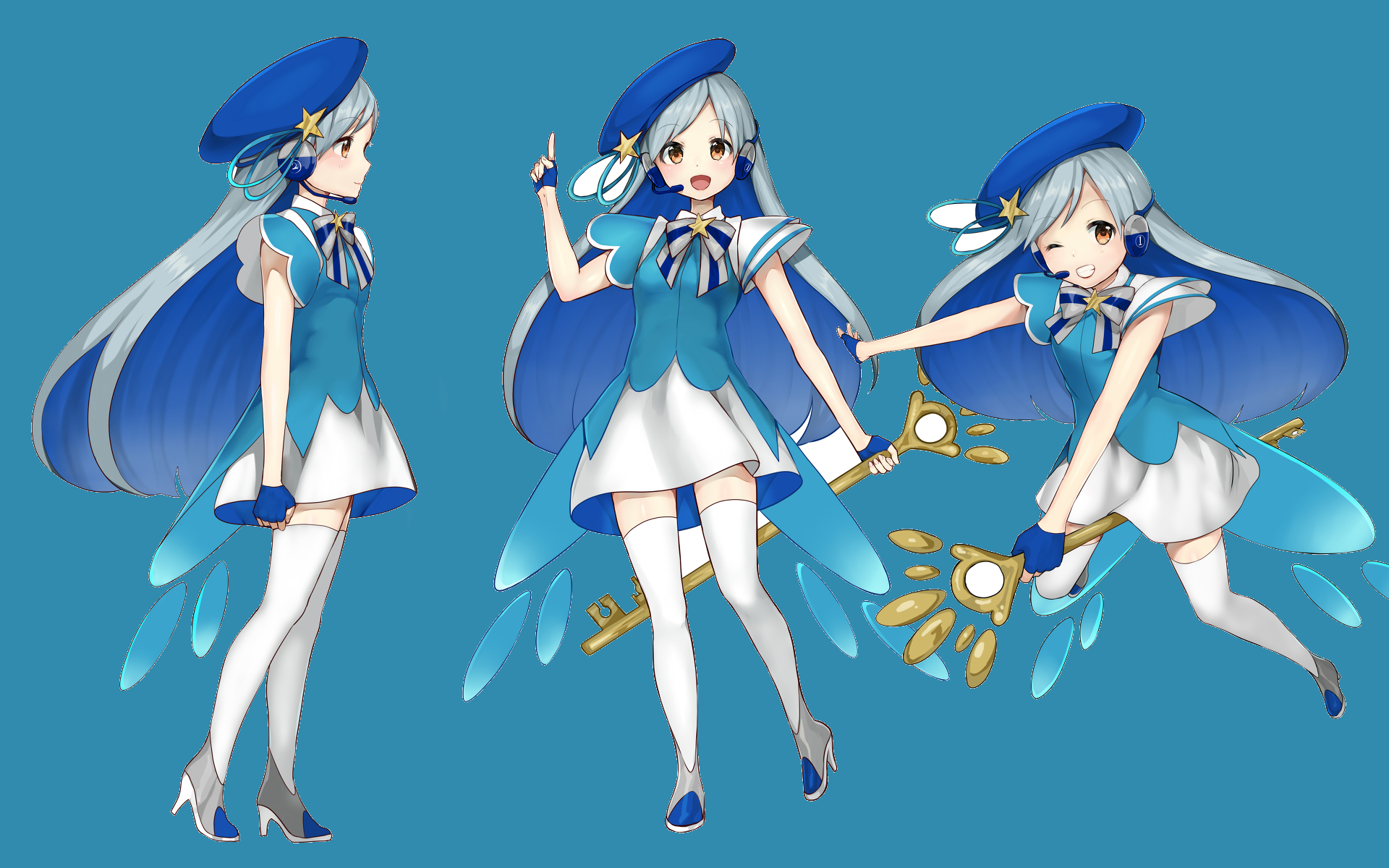 Download Anime Girl Anime Girl HD Wallpaper by ぽむ