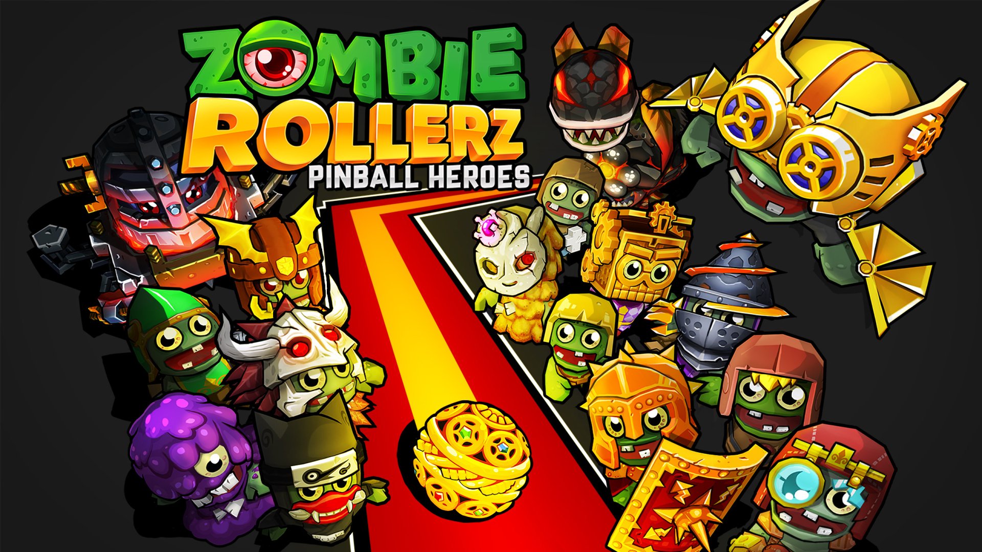 Download Video Game Zombie Rollerz: Pinball Heroes HD Wallpaper