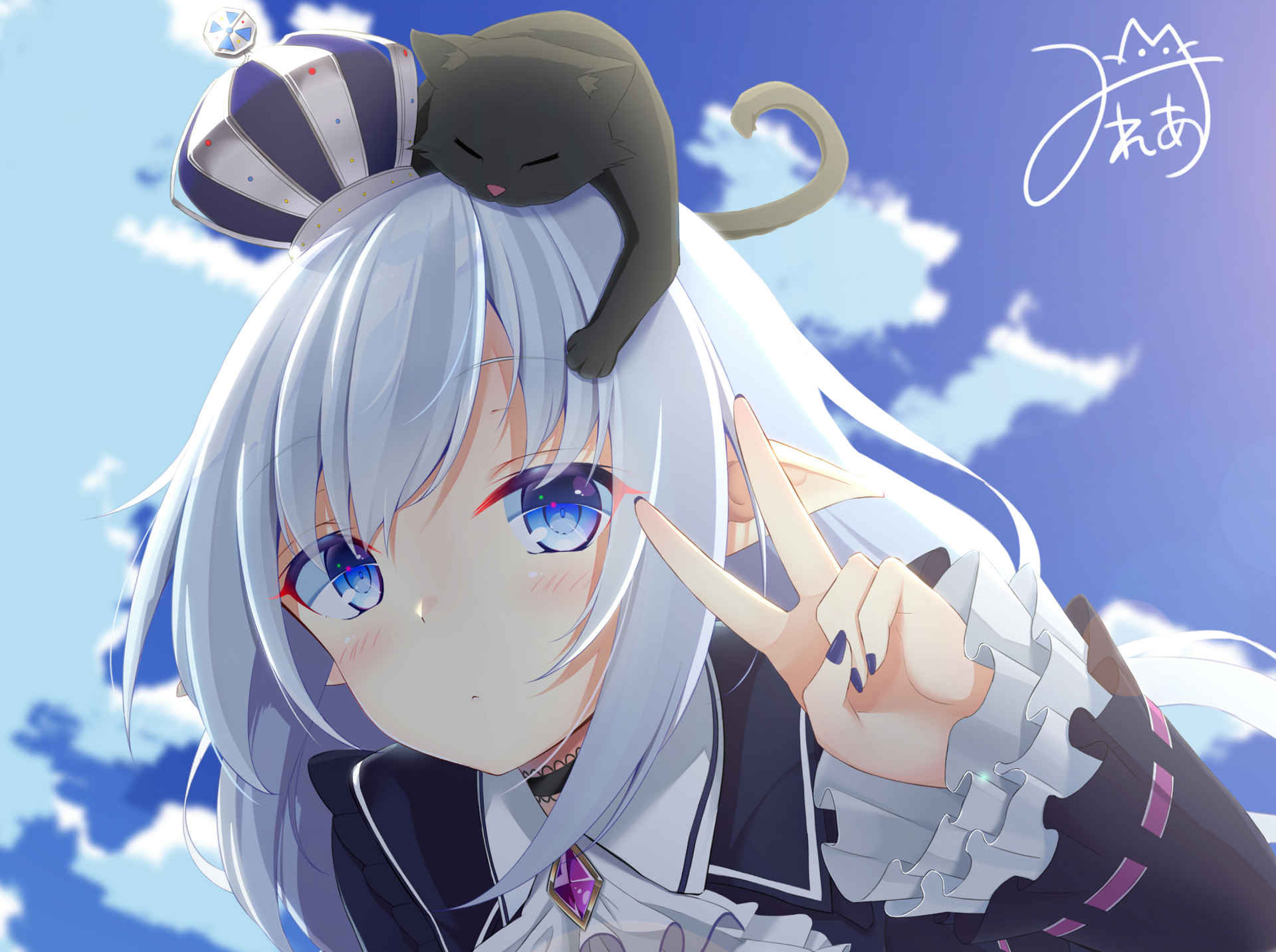 Download Elf Anime Girl Anime Girl HD Wallpaper by みれあ