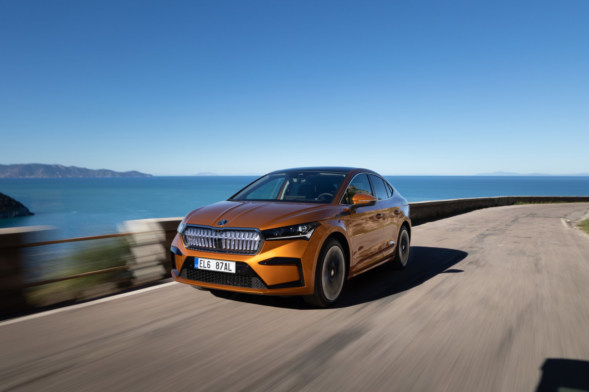 Download Vehicle Skoda Enyaq IV 80 4k Ultra HD Wallpaper