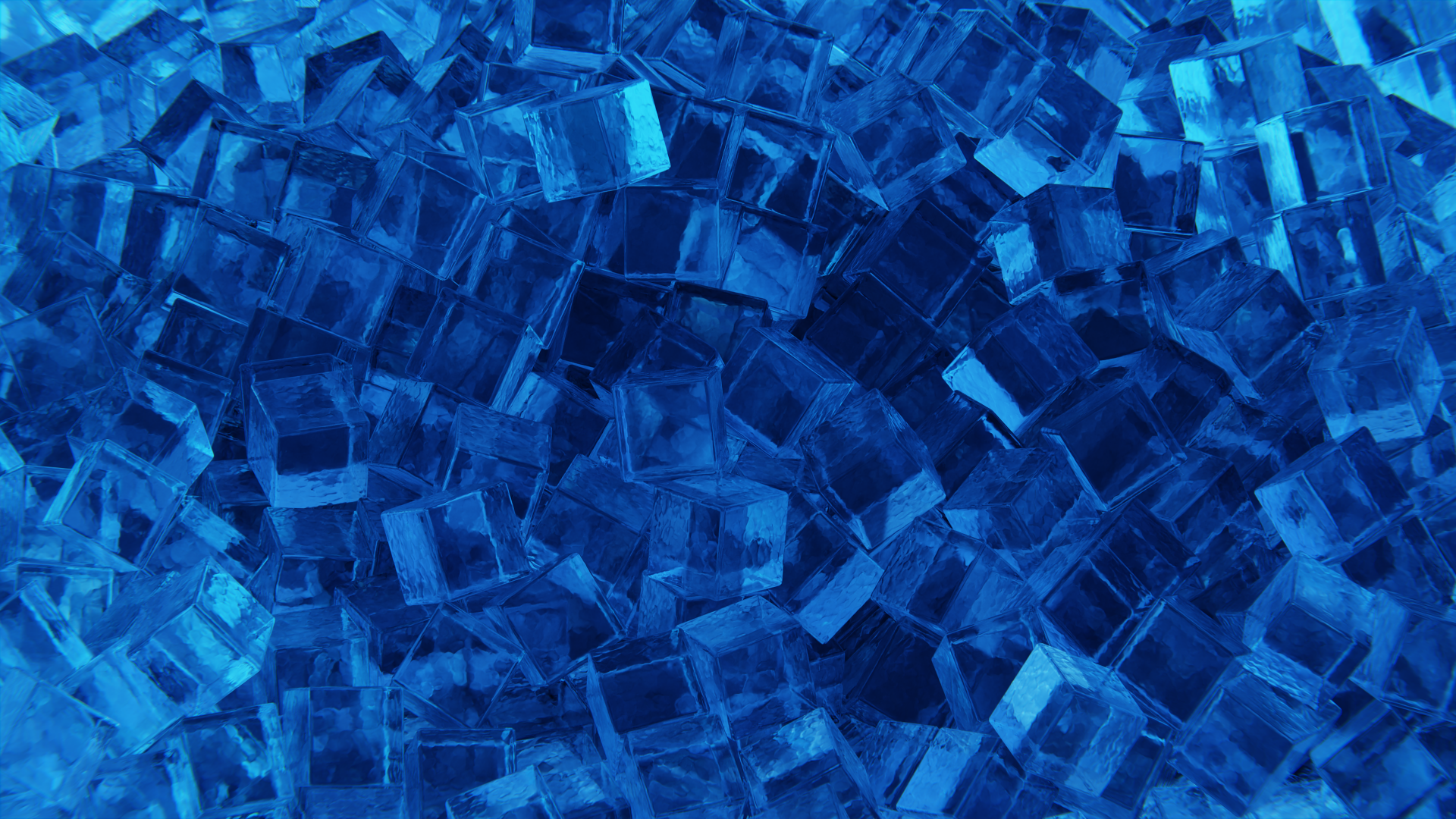 Abstract 3D Glass Cubes by Stoetecc