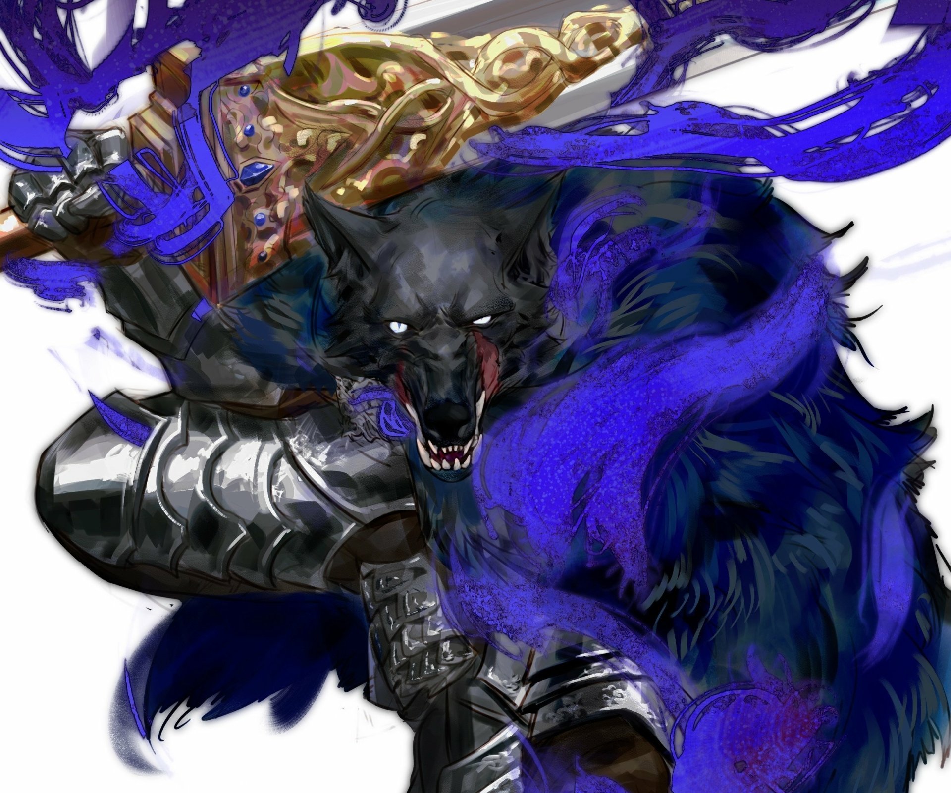 Download Blaidd The Half-Wolf Video Game Elden Ring HD Wallpaper