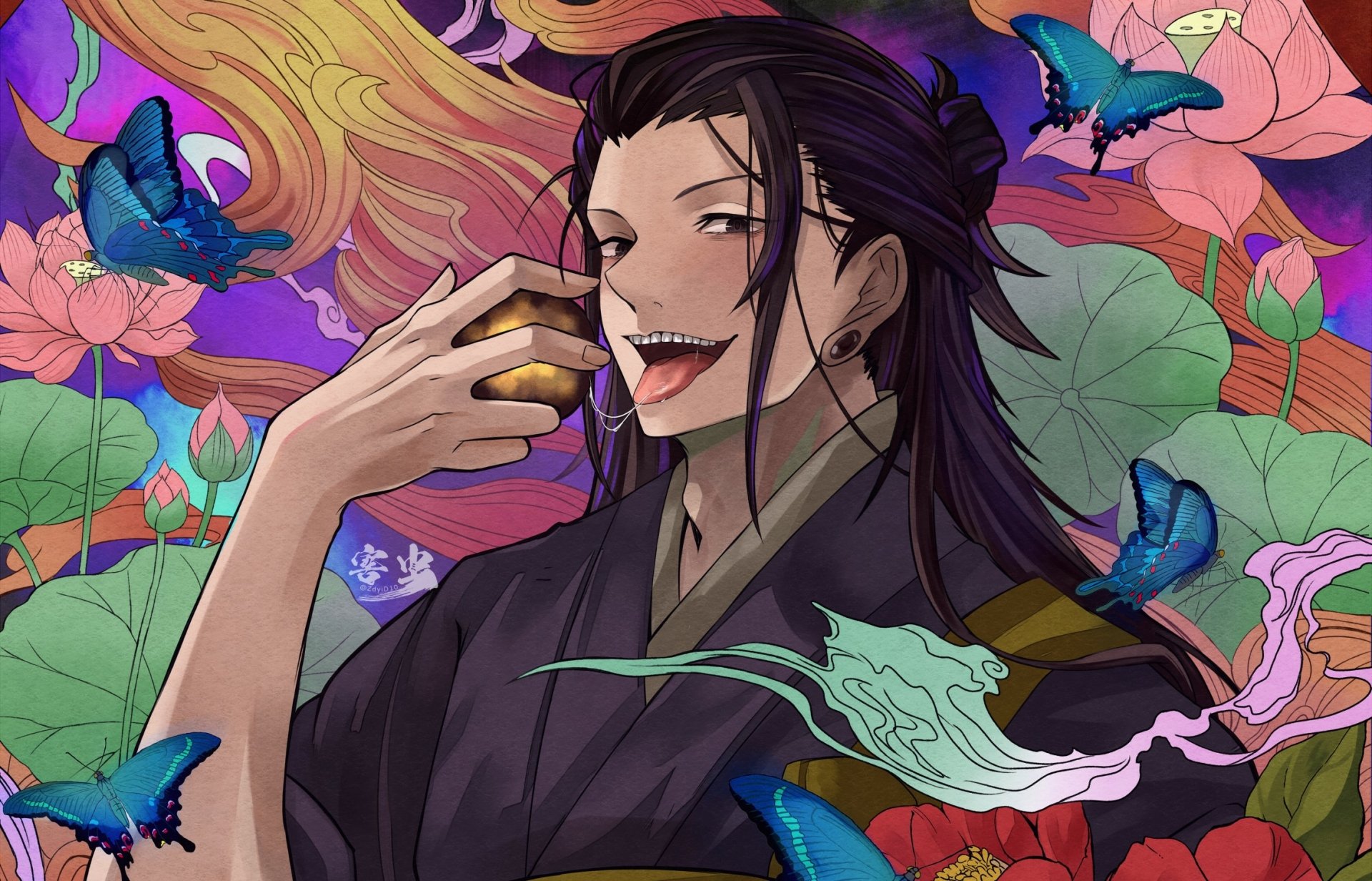 Download Suguru Geto Anime Jujutsu Kaisen HD Wallpaper by 害虫