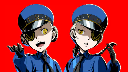  All-Out-Attack Portrait — Caroline &amp; Justine