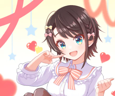 hololive Oozora Subaru Anime Virtual Youtuber HD Desktop Wallpaper | Background Image