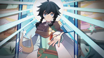 Nameless Bard (Genshin Impact) video game Genshin Impact HD Desktop Wallpaper | Background Image