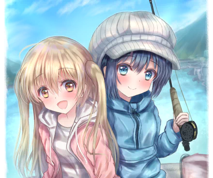 Koharu Minagi Hiyori Minagi Anime Slow Loop HD Desktop Wallpaper | Background Image