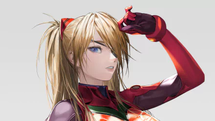 Asuka Langley Sohryu Anime Neon Genesis Evangelion HD Desktop Wallpaper | Background Image