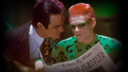 Two-Face Tommy Lee Jones Jim Carrey Riddler (DC Comics) movie batman forever HD Desktop Wallpaper | Background Image