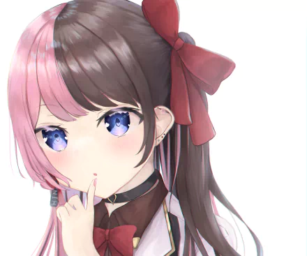 VSPO! Tachibana Hinano Iris Black Games Anime Virtual Youtuber HD Desktop Wallpaper | Background Image