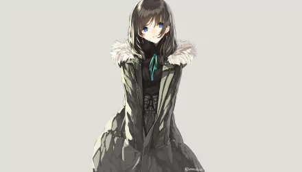 Anime girl anime girl HD Desktop Wallpaper | Background Image