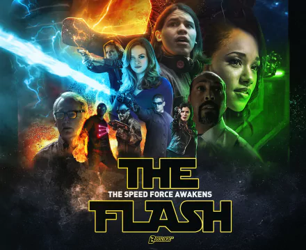  The Flash: The Speed Force Awakens, Season 2, Fan Poster by BossLogic