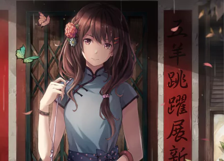 Anime girl anime girl HD Desktop Wallpaper | Background Image