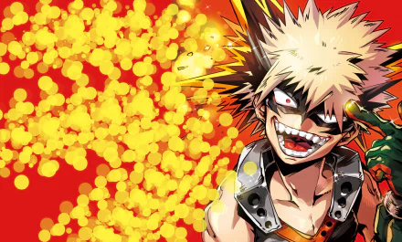 Katsuki Bakugou Anime My Hero Academia HD Desktop Wallpaper | Background Image