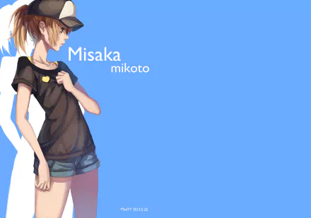 Mikoto Misaka Anime A Certain Scientific Railgun HD Desktop Wallpaper | Background Image