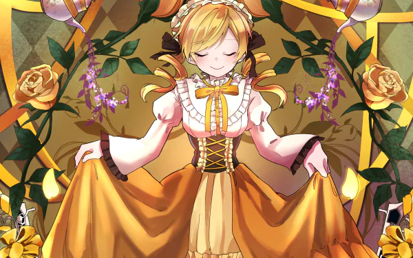 Mami Tomoe Anime Magia Record Mahou Shoujo Madoka ☆ Magica Gaiden HD Desktop Wallpaper | Background Image