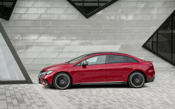 vehicle Mercedes-AMG EQE 43 HD Desktop Wallpaper | Background Image