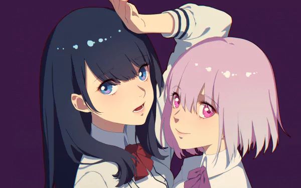 Akane Shinjou Rikka Takarada Anime SSSS.Gridman HD Desktop Wallpaper | Background Image