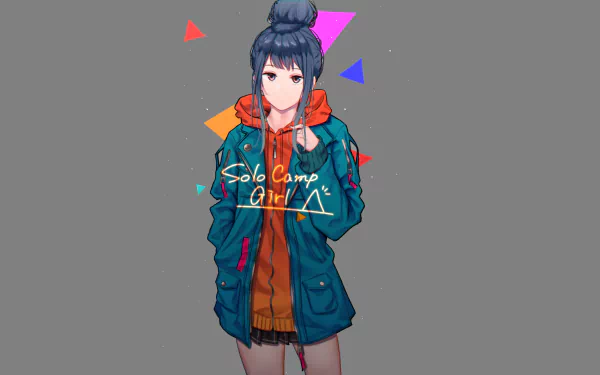 Rin Shima Anime Laid-Back Camp HD Desktop Wallpaper | Background Image