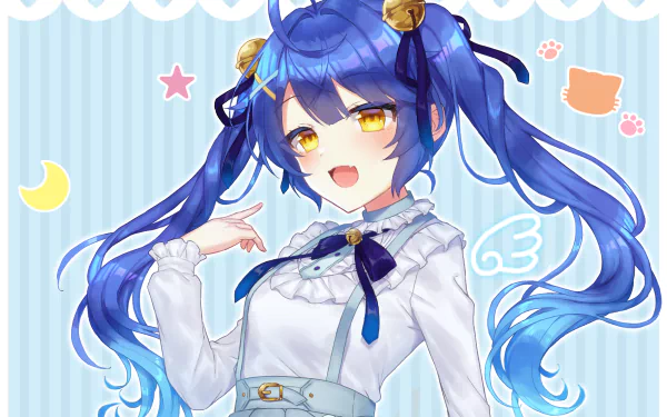 Nijisanji Amamiya Kokoro Anime Virtual Youtuber HD Desktop Wallpaper | Background Image