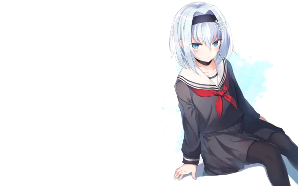 Ginko Sora school uniform Anime The Ryuo's Work is Never Done! HD Desktop Wallpaper | Background Image