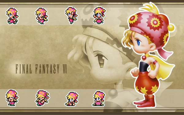 Relm Arrowny video game Final Fantasy VI HD Desktop Wallpaper | Background Image