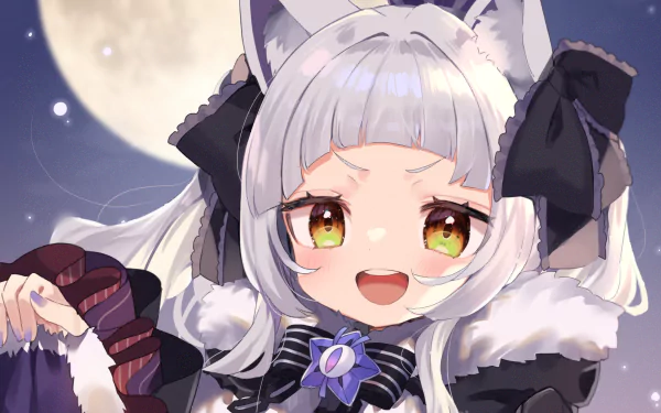 hololive Murasaki Shion Anime Virtual Youtuber HD Desktop Wallpaper | Background Image