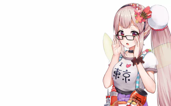 fairy Elf no Elu Anime Virtual Youtuber HD Desktop Wallpaper | Background Image