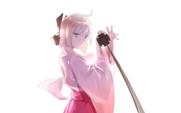 Souji Okita Anime Fate/Grand Order HD Desktop Wallpaper | Background Image