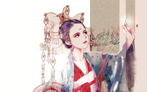 Mouba (Onmyoji) Anime Onmyoji HD Desktop Wallpaper | Background Image