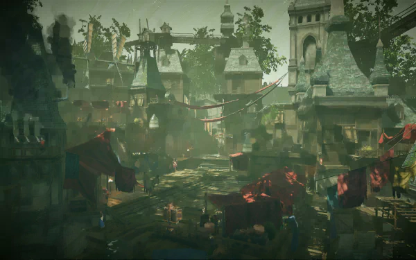 video game BABYLON'S FALL HD Desktop Wallpaper | Background Image