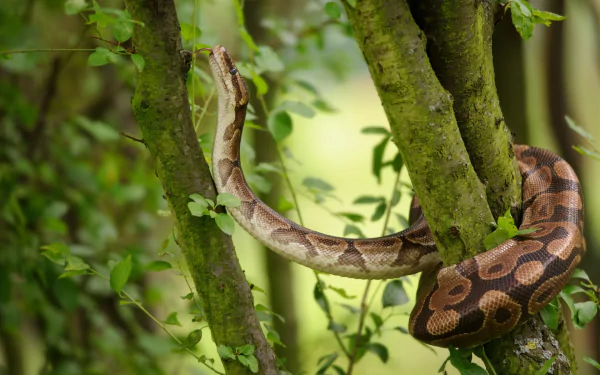 Ball Python snake Animal python HD Desktop Wallpaper | Background Image