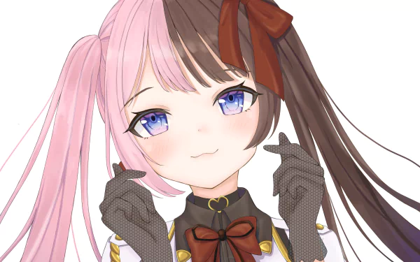 VSPO! Tachibana Hinano Iris Black Games Anime Virtual Youtuber HD Desktop Wallpaper | Background Image