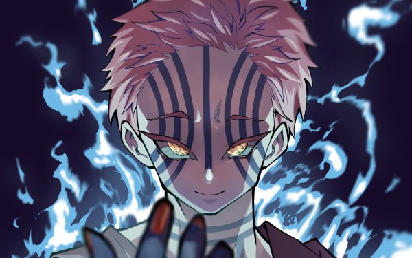 Anime Demon Slayer: Kimetsu no Yaiba Akaza HD Wallpaper | Background Image