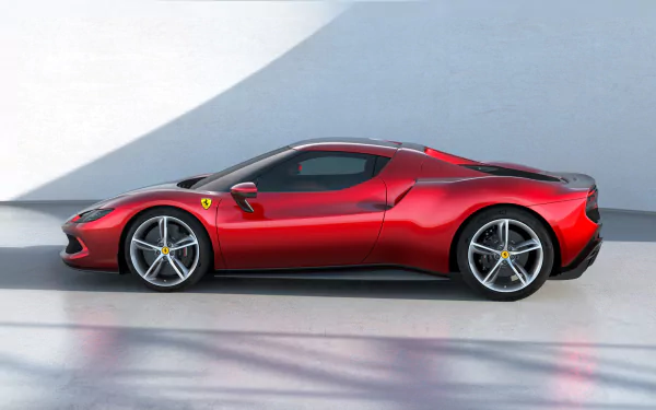 supercar vehicle Ferrari 296 GTB HD Desktop Wallpaper | Background Image