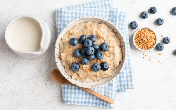 still life breakfast food oatmeal HD Desktop Wallpaper | Background Image