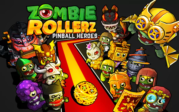 video game Zombie Rollerz: Pinball Heroes HD Desktop Wallpaper | Background Image