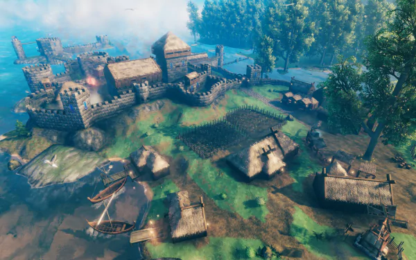 video game Valheim HD Desktop Wallpaper | Background Image