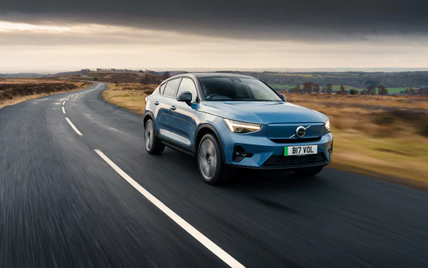 SUV vehicle Volvo C40 HD Desktop Wallpaper | Background Image