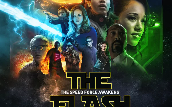 The Flash: The Speed Force Awakens, Season 2, Fan Poster by BossLogic